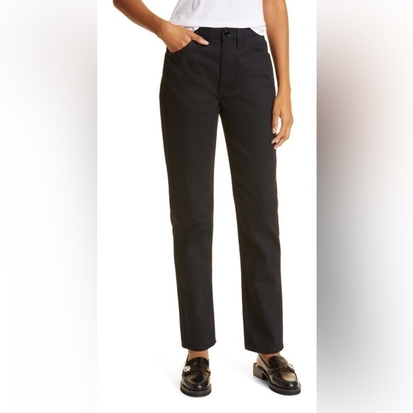 Frame Black Le Italien High Waist Straight Leg Jeans 28 - Picture 2 of 13